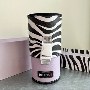 Mellerme Zebra Print Make up Storage Travel Box